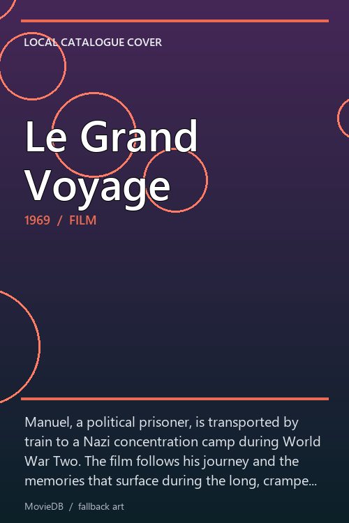 Le Grand Voyage poster