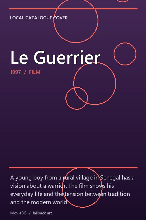 Le Guerrier poster
