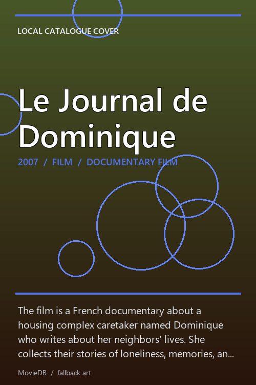 Le Journal de Dominique poster