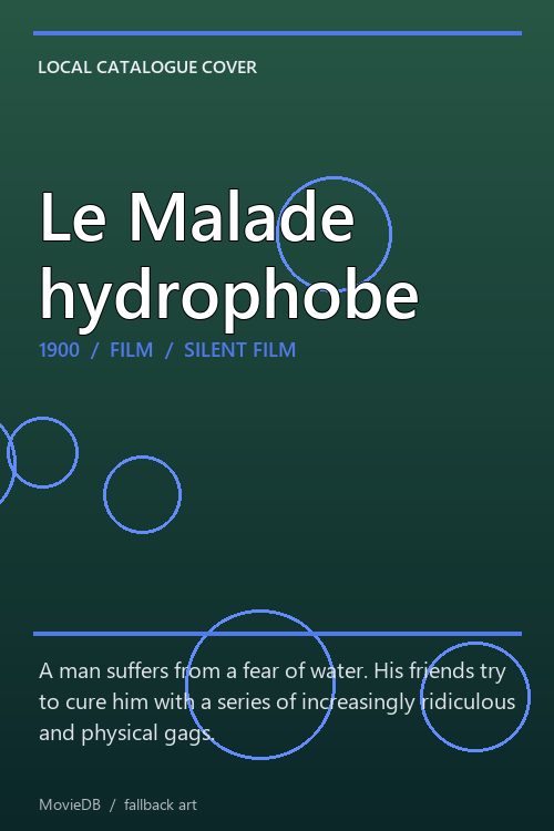 Le Malade hydrophobe poster