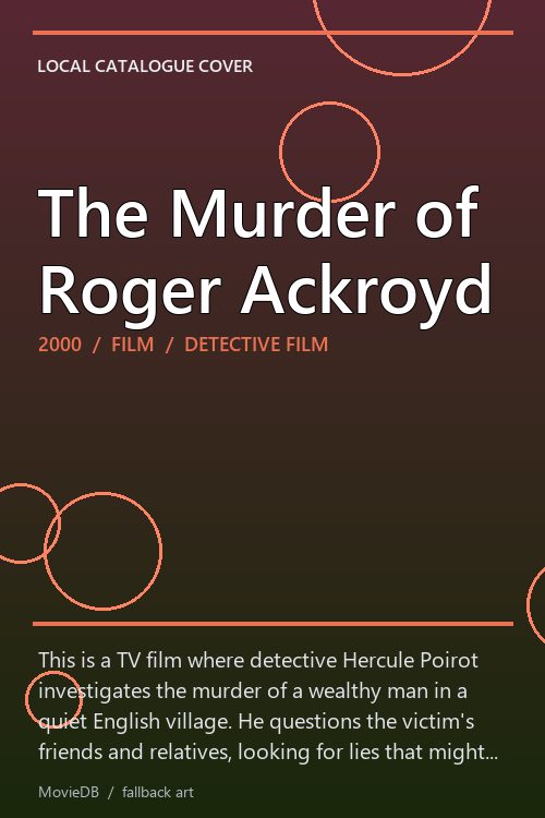 The Murder of Roger Ackroyd poster