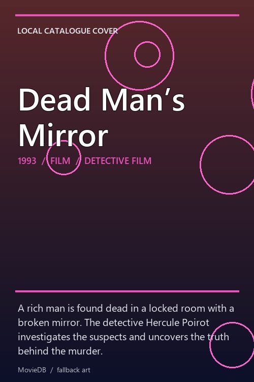 Dead Man’s Mirror poster