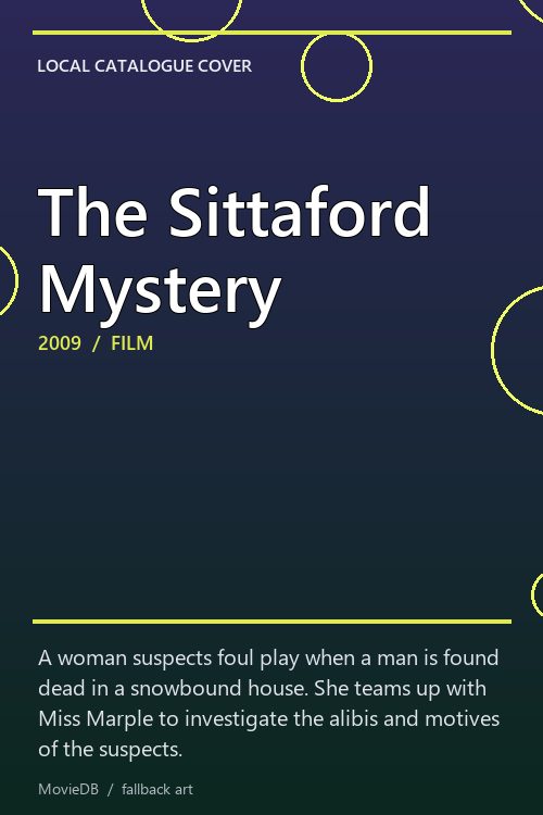 The Sittaford Mystery poster