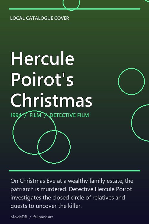 Hercule Poirot's Christmas poster