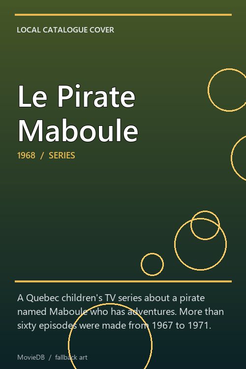 Le Pirate Maboule poster