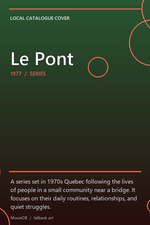 Le Pont poster
