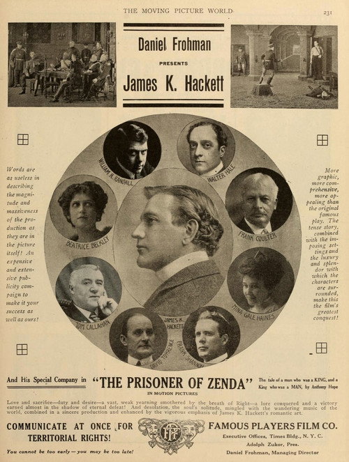 The Prisoner of Zenda poster