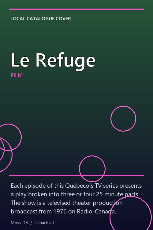 Le Refuge poster