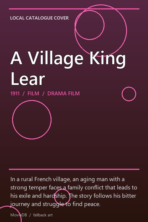 A Village King Lear poster