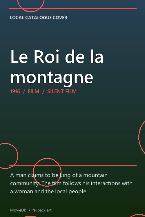 Le Roi de la montagne poster