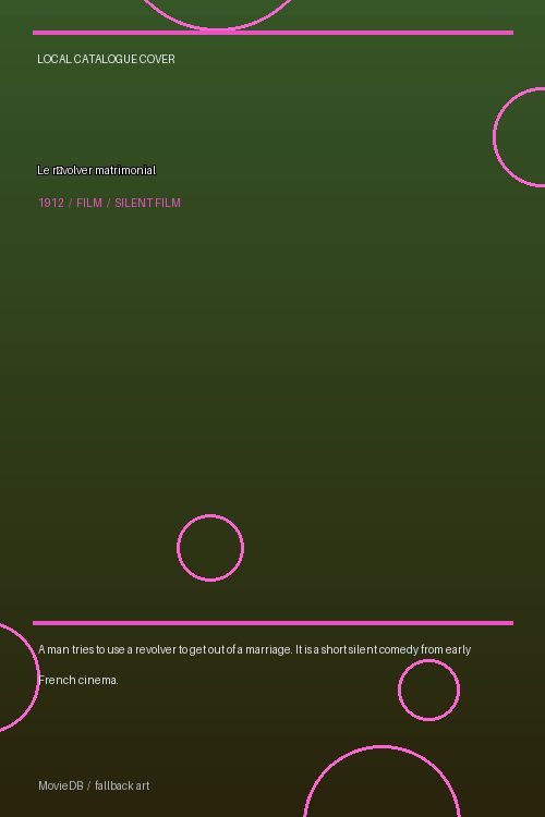 Le révolver matrimonial poster