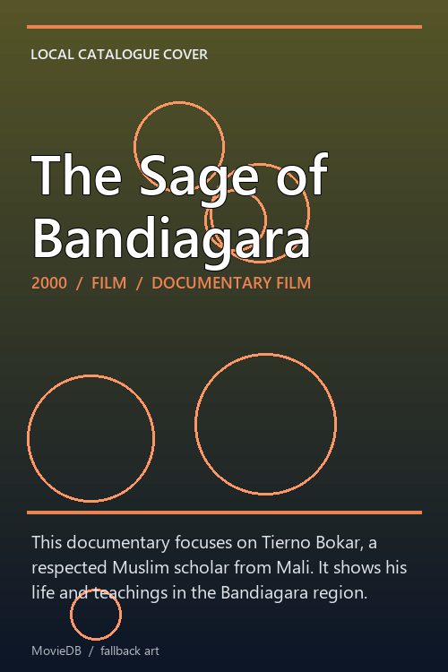 The Sage of Bandiagara poster