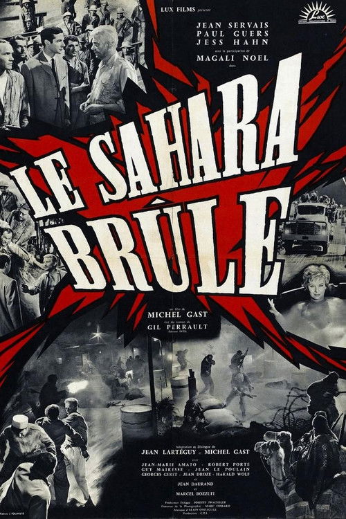 Le Sahara brûle poster