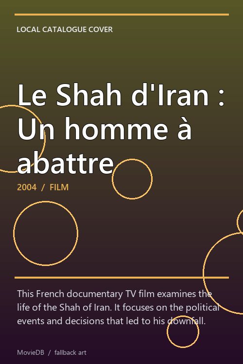 Le Shah d'Iran : Un homme à abattre poster