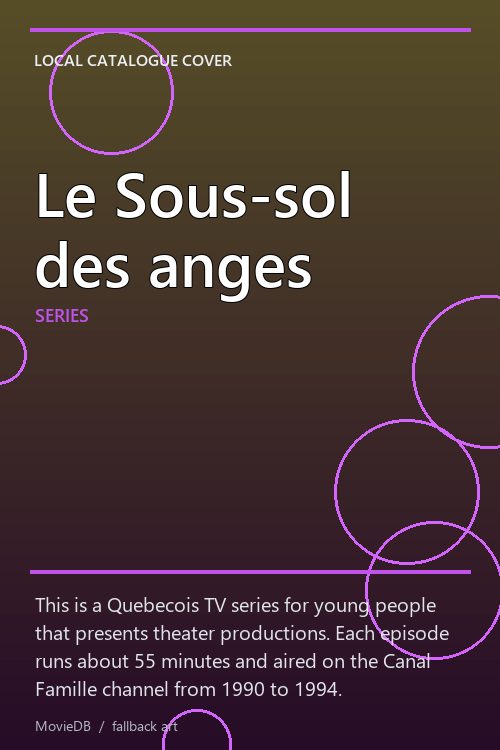 Le Sous-sol des anges poster