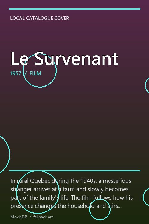 Le Survenant poster