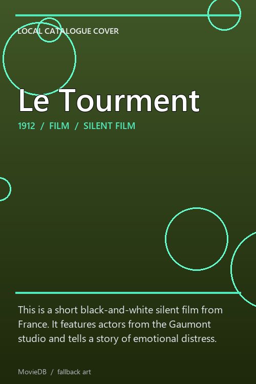 Le Tourment poster