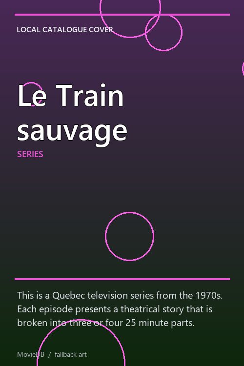 Le Train sauvage poster