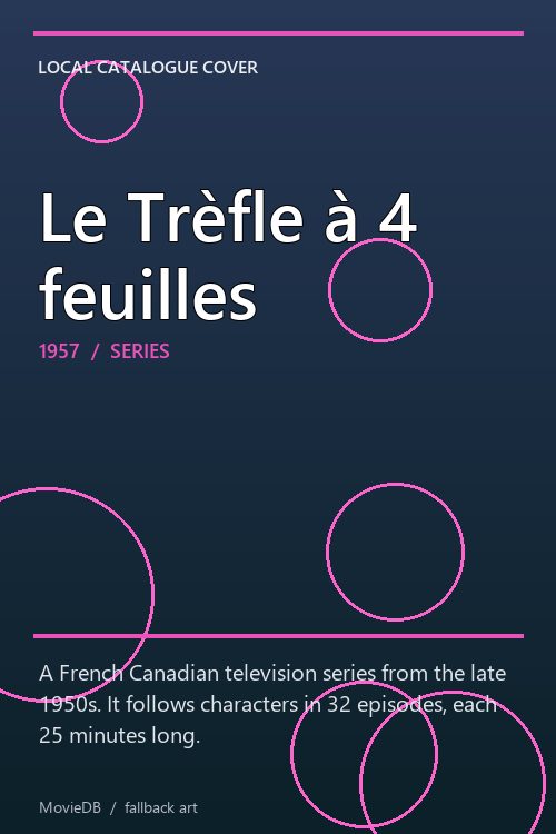 Le Trèfle à 4 feuilles poster