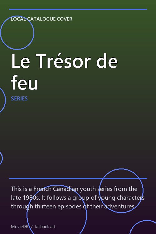Le Trésor de feu poster