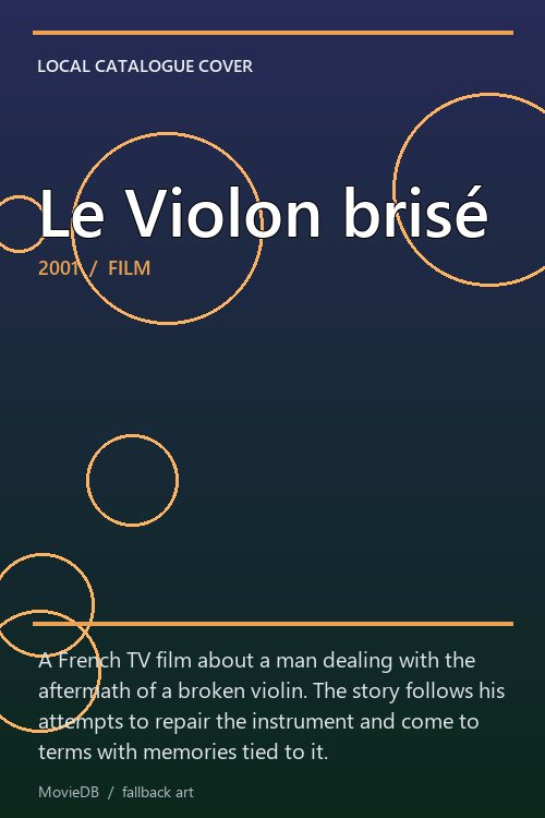 Le Violon brisé poster