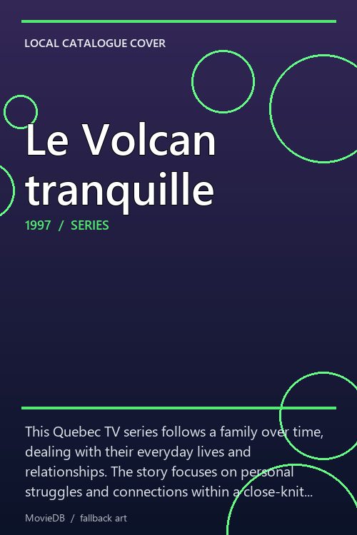 Le Volcan tranquille poster