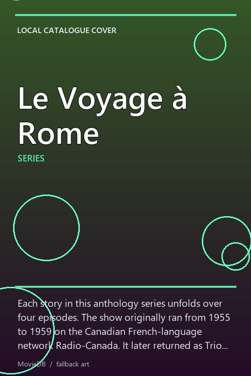 Le Voyage à Rome poster