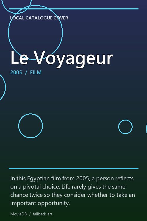 Le Voyageur poster