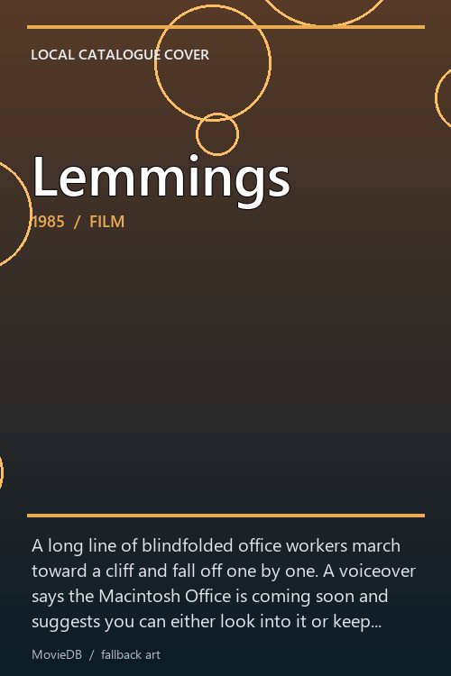 Lemmings poster