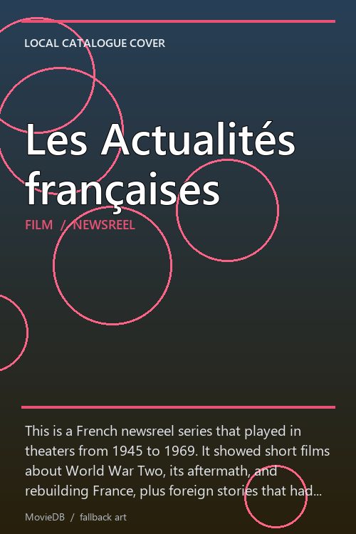 Les Actualités françaises poster