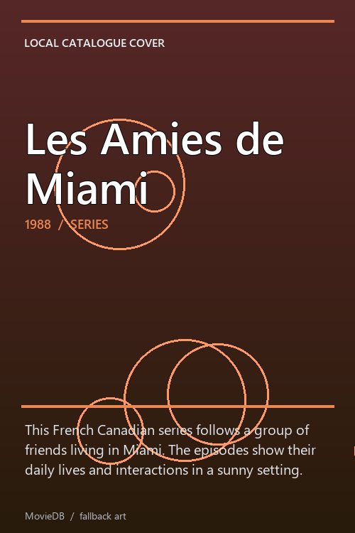Les Amies de Miami poster