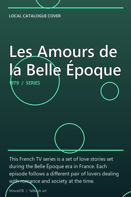 Les Amours de la Belle Époque poster