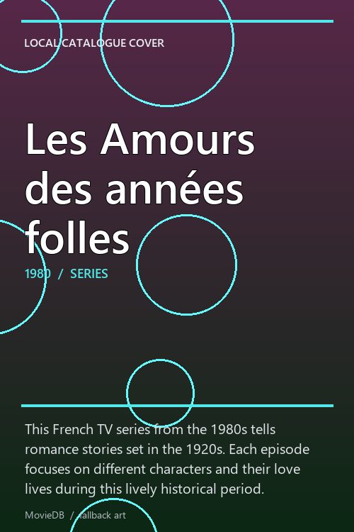 Les Amours des années folles poster