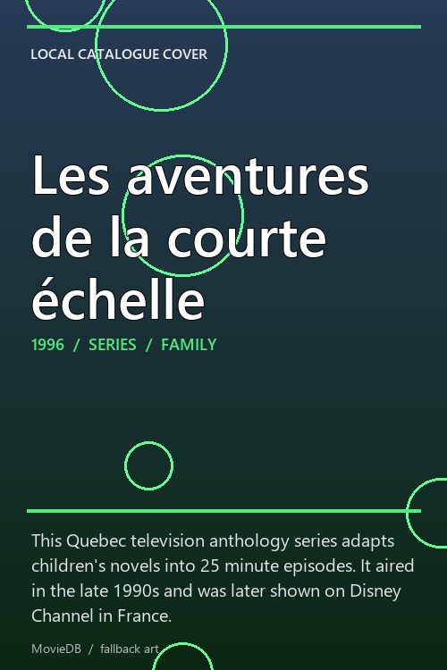 Les aventures de la courte échelle poster