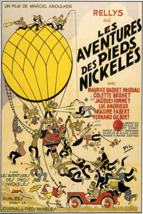 Les aventures des pieds nickeles poster