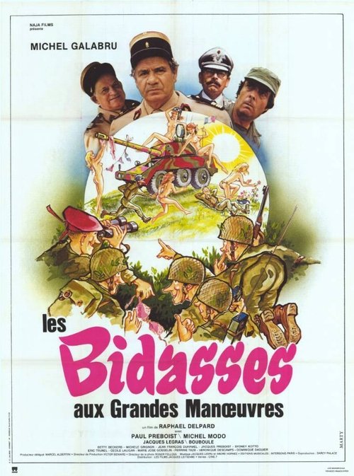 Les bidasses aux grandes manoeuvres poster
