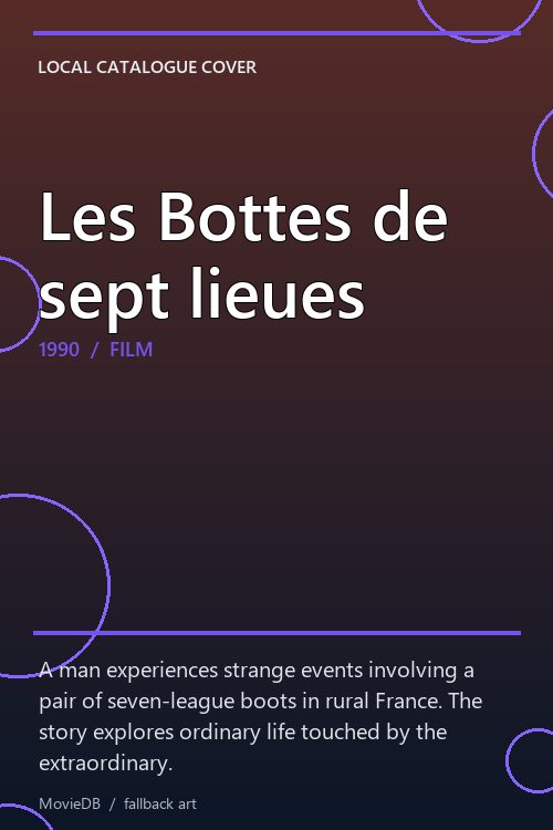 Les Bottes de sept lieues poster