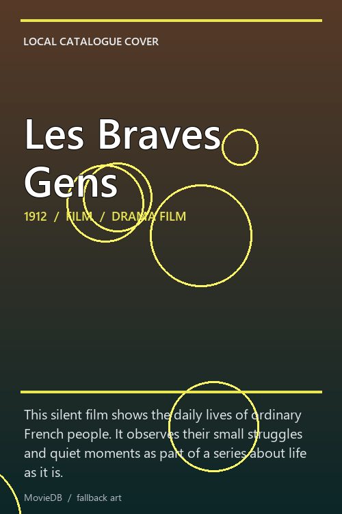 Les Braves Gens poster