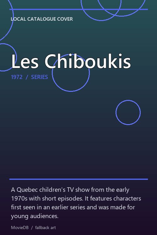 Les Chiboukis poster