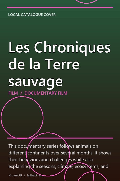 Les Chroniques de la Terre sauvage poster
