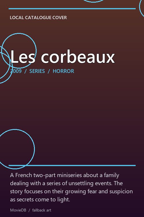 Les corbeaux poster