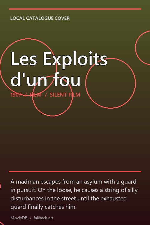 Les Exploits d'un fou poster