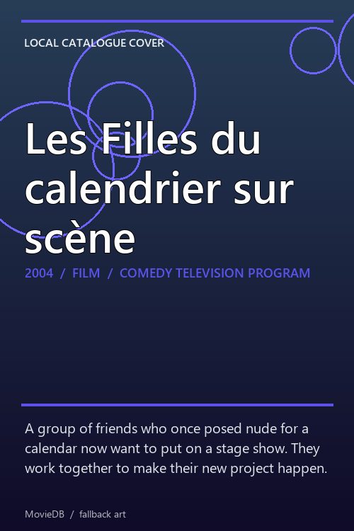 Les Filles du calendrier sur scène poster