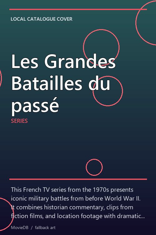 Les Grandes Batailles du passé poster