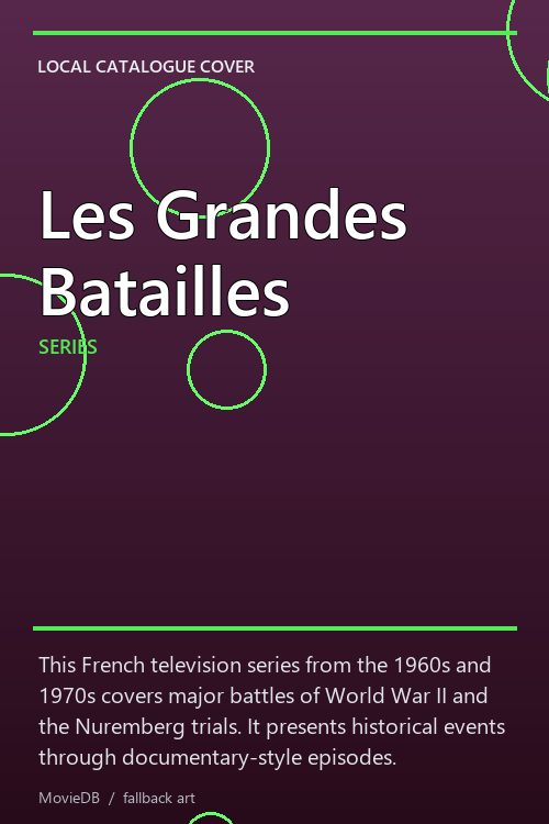 Les Grandes Batailles poster