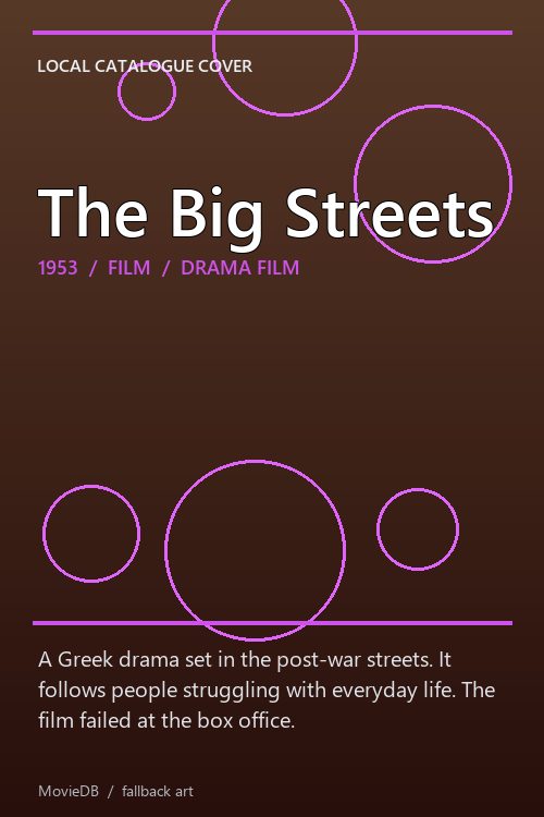The Big Streets poster