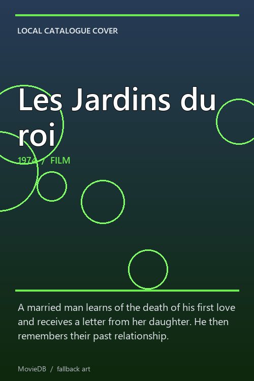 Les Jardins du roi poster