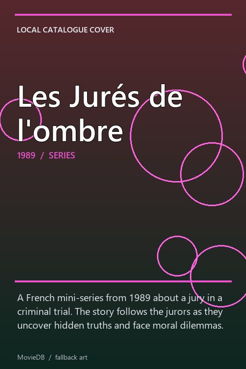 Les Jurés de l'ombre poster