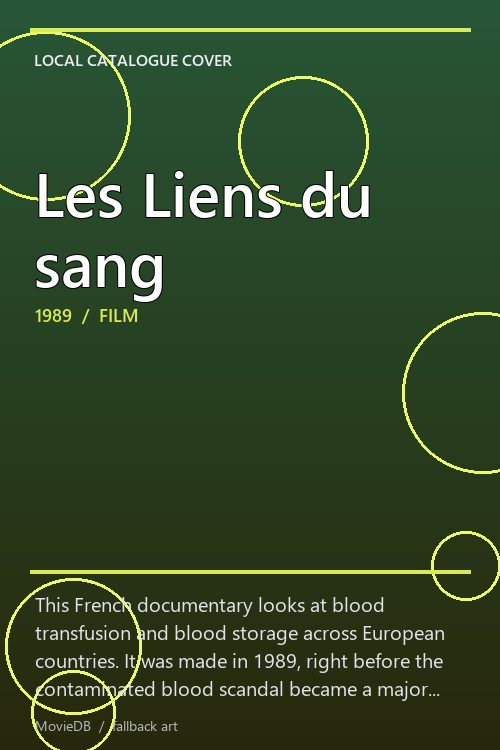 Les Liens du sang poster