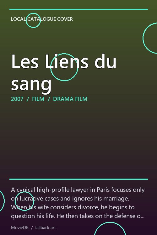 Les Liens du sang poster